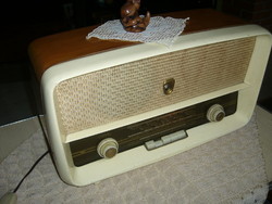 Nosztalgia csöves asztali rádió Videoton ED55 Működik! 1961