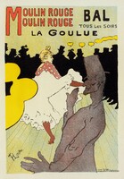 Toulouse-Lautrec - La Goulue - vászon reprint vakrámán