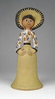 1I755 Flawless Ceramic Woman Figure 19.5 Cm
