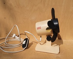 Régi retro ritkább típusú imi IMI asztali ventilátor hibátlan szép állapotban