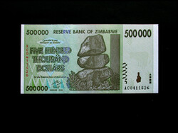 UNC - 500.000 DOLLÁR - ZIMBABWE - 2008