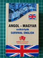 Angol-magyar szókártyák Survival English