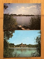 2 db  GYOPÁROSFÜRDŐ - Gyógyfürdő-Strand  képeslap