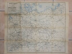 1938. Railway map of Germany and Europe