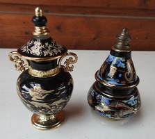 Pair of vintage greek venus and poison perfume and aroma holder