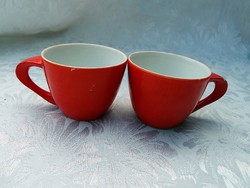 2 db Zsolnay kávés csésze ( Várdeák Ildikó)