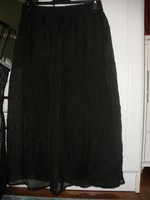 Airy silk skirt, silk 70%, black