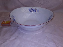 Blue floral porcelain bowl