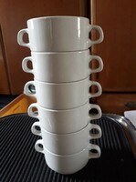 6 db Alföldi retro porcelán  leveses csésze, Uniset 212 Ambrus Eva tervezésében