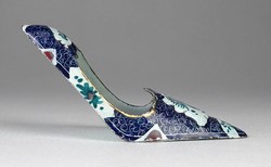 1I764 Régi zománcozott festett cipő cipellő