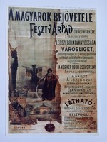 Árpád Feszty postcard!