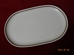 Lowland porcelain meat bowl, brown striped, new condition. He has! Jókai.