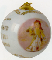 Goebel Porcelán Karácsonyfadísz gömb   66-501-50-3