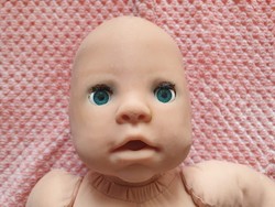 Zapf baba - nagyon ritka, különleges rugdalózó Zapf baba - 46 cm -videóval