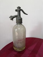 Half - liter soda bottle from Nyíregyháza with damaged head from Miskolc