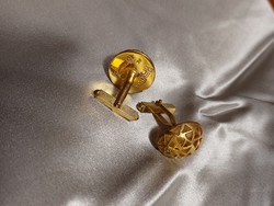 Aranyozott ezüst mandzsettagomb, Devine Zürich 925