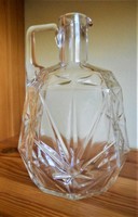 Szép formájú régi likőrös üveg 17 cm, (Zwack forma, hibátlan)