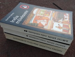 KÉPZŐMŰVÉSZETI ZSEBKÖNYVTÁR 3 egyben ! India művészete I-II / Négy könyv az építészetről