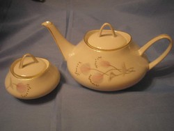 Art deco, porcelán ritkaság 1915 jelzéssel  kávé/ tea kiöntő és cukortartó egyben eladóak