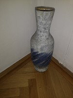 Gorka lívia marked chamotte ceramic vase 35 cm