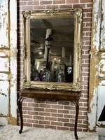 Restored antique mirror large size 05.