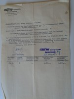 KA337.9 A mai nap újságvállalat Rt. 1949  dokumentum