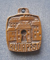 Budapest öntött bronz medál