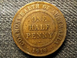 Ausztrália V. György 1/2 Penny 1919 (id49207)