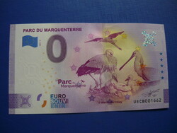 France 0 euro 2021 marquenterre park freshman! Rare memory paper money! Unc