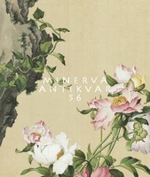 18th Century Chinese Silk Painting Reprint Print, Peony Peonies Pink Flower Rock
