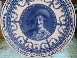 Erzsébet királyné,  Wedgwood  porcelán  223 mm