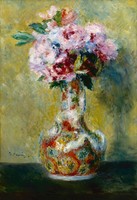 Renoir - Virágcsokor vázában - vászon reprint vakrámán