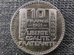 Franciaország Harmadik Köztársaság .680 ezüst 10 frank 1931 (id46759)