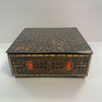Rare muharos applied art bronze box