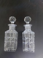 Art deco kristály parfümös üvegek