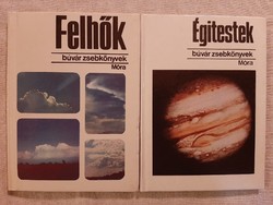 Búvár zsebkönyvek Móra: Felhők 1978,  Égitestek 1989