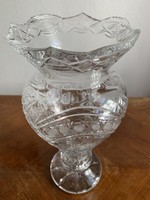 Ólom kristály váza 33,5 cm