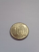 Szép 100  Dínár 1989 !! ( 3 )