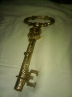 BRONZ dísz tárgy,kulcs-tartó  27 cm