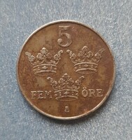 Svédország - 5 öre 1948