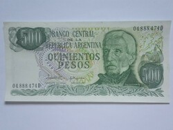 Unc 500 Pesos Argentína 1977  !!