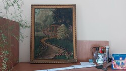 Ritka Grünwald Lajos festmény 45x59 cm