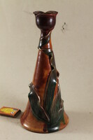 Papal kata glazed ceramic candle holder 574