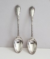 Christofle antique silver plated coffee spoons 2pcs together