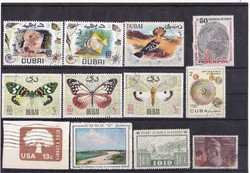Stamp package /abroad/ 2