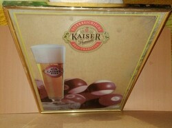 Kaiser reklám tükör 34*50 cm
