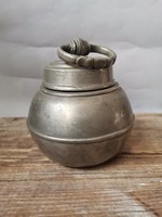 18th century marked pewter soup bowl