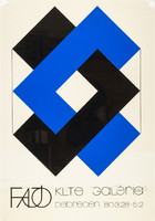 Fajó János: Kiállítási plakát - szitanyomat 1980