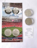 2021.XVI. UEFA Labdarúgó EB 10000 FT PP ezüst ,2000 FT BU színesfém