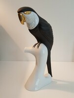 Royal dux art deco parrot (jaroslav jezek) art deco style, spotless, rare piece!